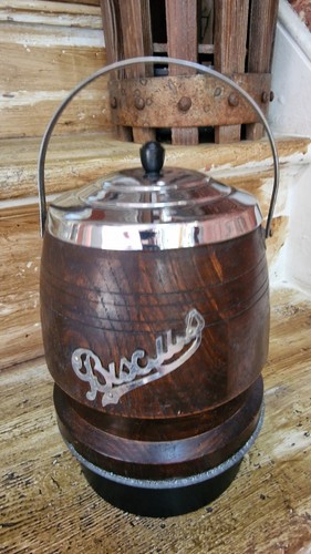 Vintage oak wood biscuit - vintage,