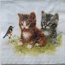 2 x cocktail paper napkins