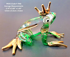 Green glass frog beautiful - green,