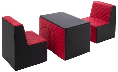 Foam furniture set - set:, 2xchair
