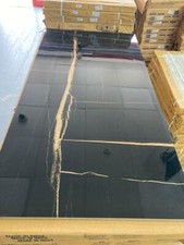 60x120 platinum black porcelain WALLAND FLOOR tiles with marble effect £39 SQ