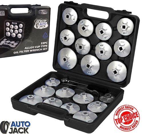 Oil filter wrench set - set, 23pc