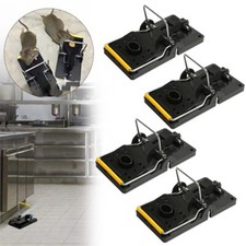4Pcs Professional Mouse Traps Mousetrap Strong Easy Catcher Control Reusable