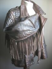 VINTAGE LEATHER BIKER JACKET