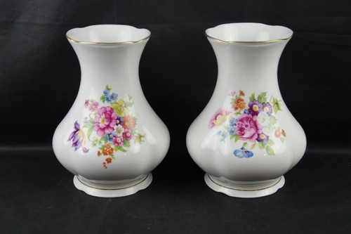 Set vase dresden flowers - vase,