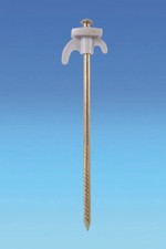 HARD GROUND PEGS X 10 WITH