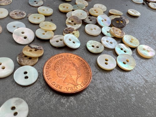 Tiny 9mm mother pearl - tiny,