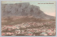 1902 Cape Town & Table Mountain South Africa Postcard Posted
