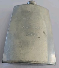 Vintage Pewter Hip Flask