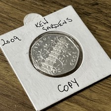Kew Gardens 50p 2009 Uncirculated Copy Coin