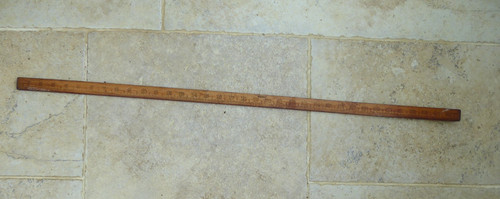 Vintage wooden long - , ruler