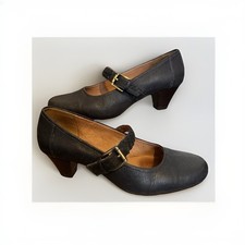 Clarks Fearne Dew Navy Leather