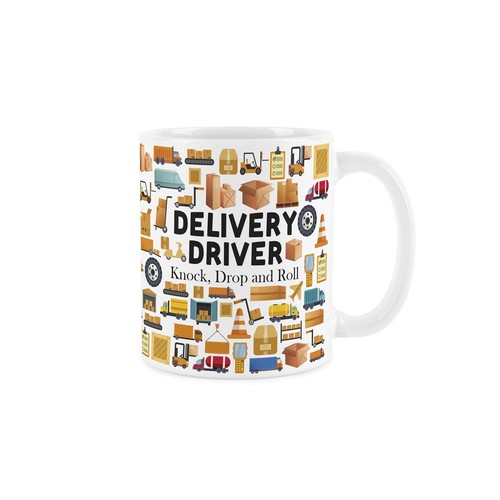 Delivery driver mug novelty - delivery,