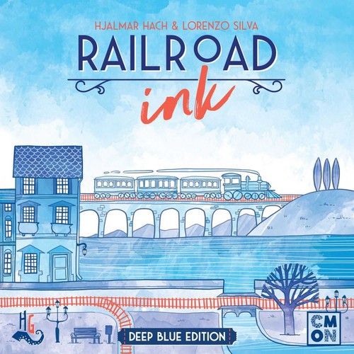 Railroad ink deep blue - railroad,