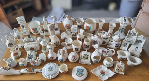 Antique crested china job - antique,