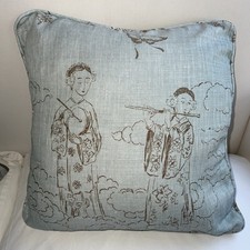 2 Cushion Covers & pad ms Hand Made In Nina Campbell Osborne & Little -Duck Egg