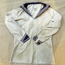 36" - Distressed German Navy Shirt Tunic - Wasteland Halloween Clothing - Small