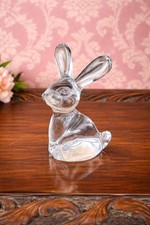 Vintage Clear Crystal Rabbit