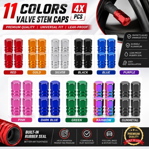 Tyre valve dust caps - tyre,