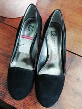 Ladies Anne Klein iflex black suede shoes 4