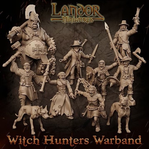 Witch hunter warband fantasy - hunter,