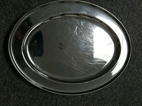 Used vintage oval - , stainless