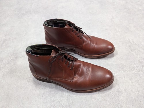 Barbour leather chukka boots - leather,