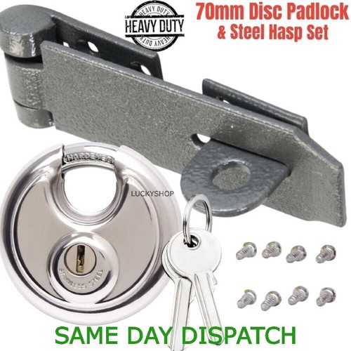 Padlock hasp staple heavy duty - padlock,