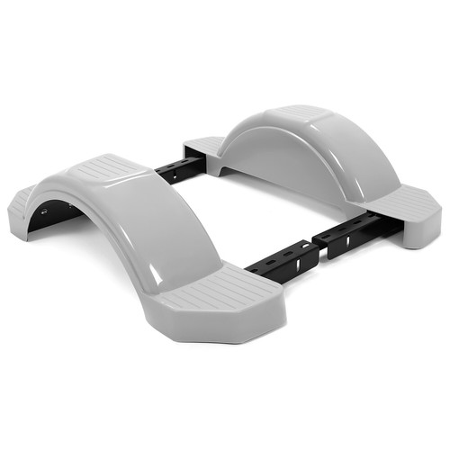 2pcs gray single axle trailer - 2pcs,