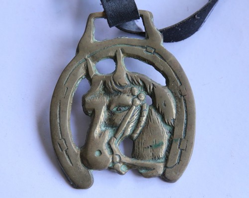 Old horse brass - horse,