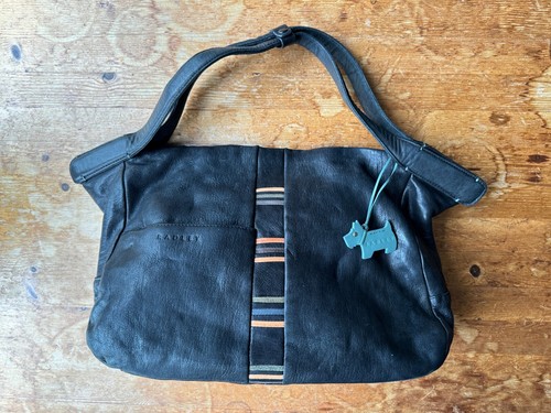 Radley black leather tote - black,