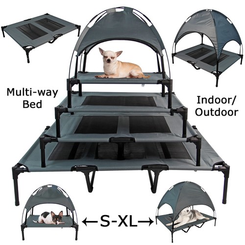 Elevated dog bed pet mesh - elevated,