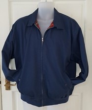 Vintage Harington Jacket Tartan Lining Cotton Blend Shell -Skinhead /Mod Size M