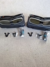 Panasonic Full HD 3D Glasses With Case - TY-EW3D10, with Nose Pieces And Neck Co