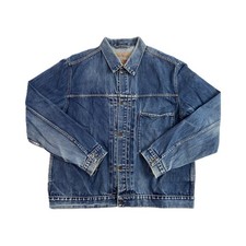 Early 2000’s Levi’s Vintage Type 1 Raw Denim Mid Wash Trucker Jacket | Size XL
