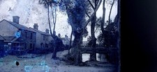 GLASS NEGATIVE VILLAGE POST