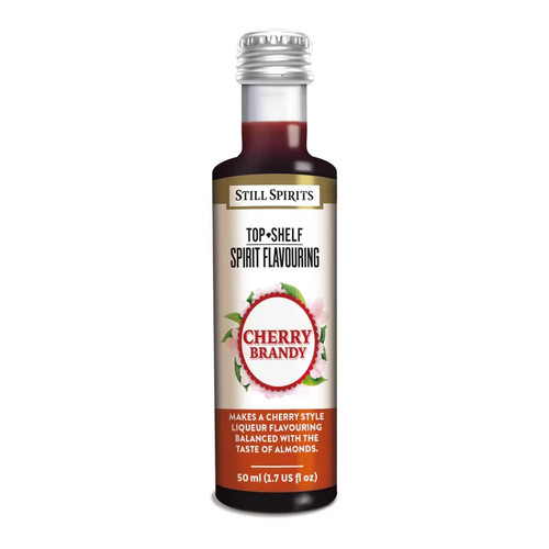 Top shelf cherry brandy - top,