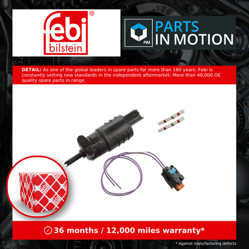 Washer pump fits renault - washer,