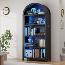 Arched display cabinet with - display,