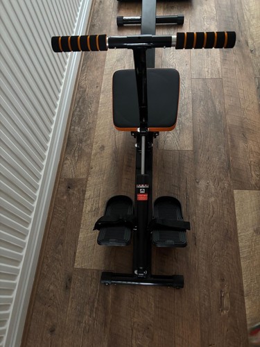 Rowing machine used - rowing,