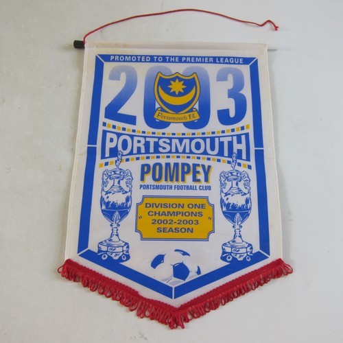 Portsmouth football pennant - fc,