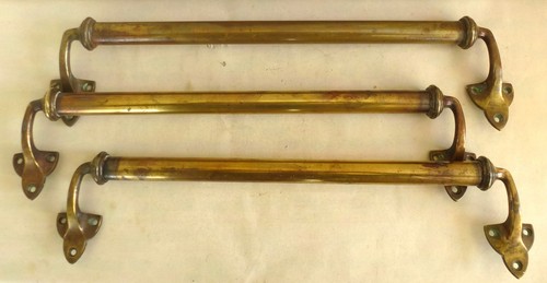 Set antique brass sash - 3,