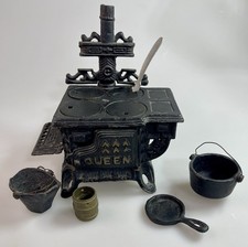Vintage Queen Black Cast Iron
