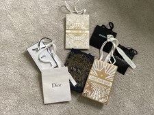 Dior and Chanel gift bags