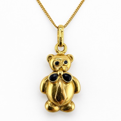 18ct yellow gold teddy - 18ct,
