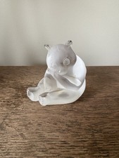 Lalique Crystal Glass Panda ref 1205200 in Original Box in Mint Condition