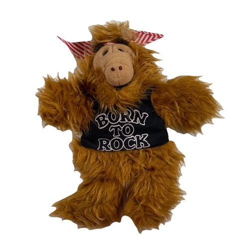 Vtg 80s alf plush - alf, doll