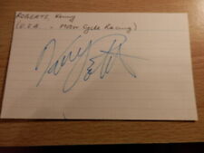 KENNY ROBERTS -  MOTORCYCLIST    -  AUTOGRAPH