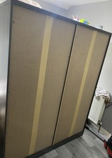 Camberley 2 Sliding Door Mirrored Wardrobe Dark Oak Effect Space-saving