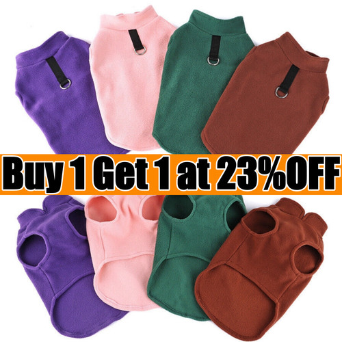 Pet dog warm fleece coat - dog,